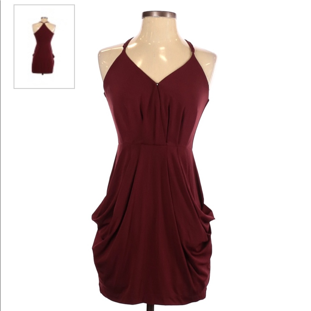 BCBG maroon dress